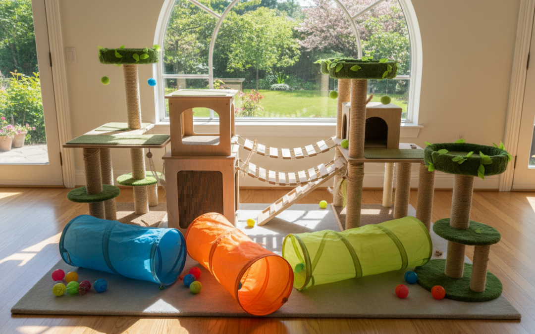 Domowy tor przeszkód dla kota – Wszystko, co musisz o tym wiedzieć!