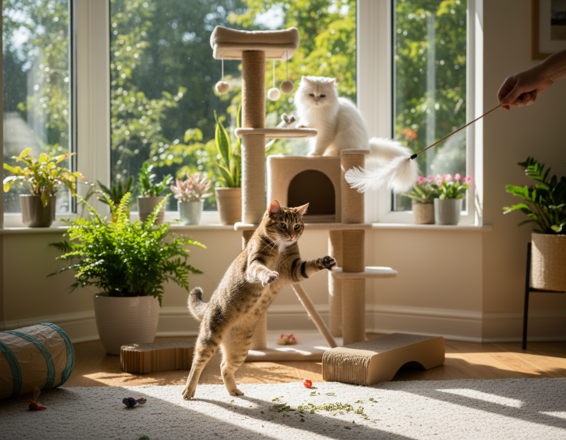 dzienne zapotrzebowanie kota na ruch