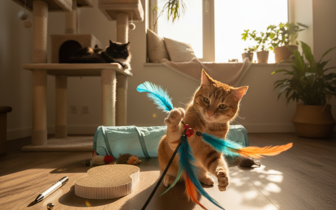 Interaktywne zabawki wspierające ruch kota – Wszystko, co musisz o tym wiedzieć!