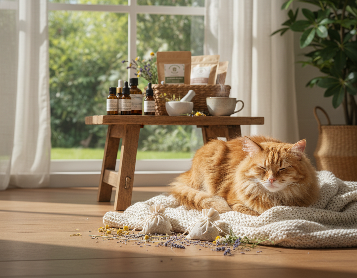 naturalne łagodzenie bólu u kota