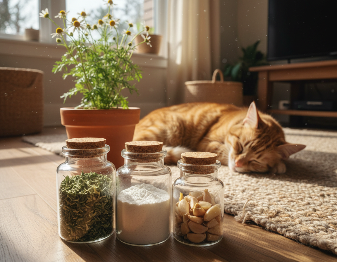 naturalne środki przeciwrobacze dla kota