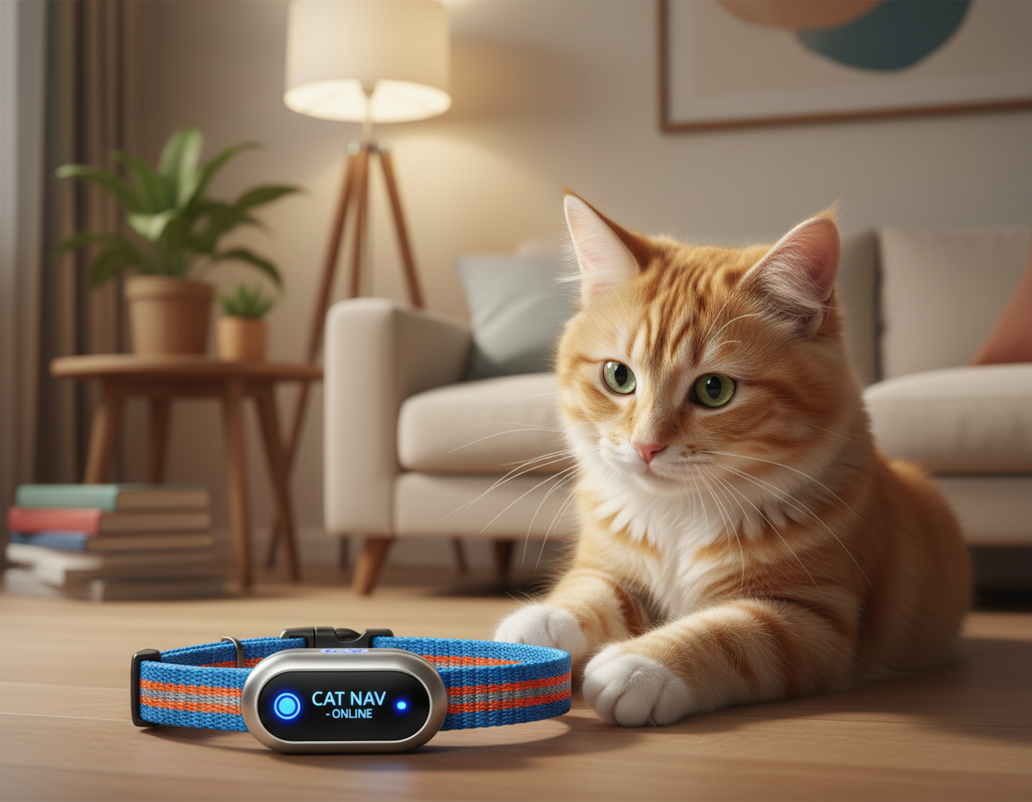 obroża dla kota z GPS