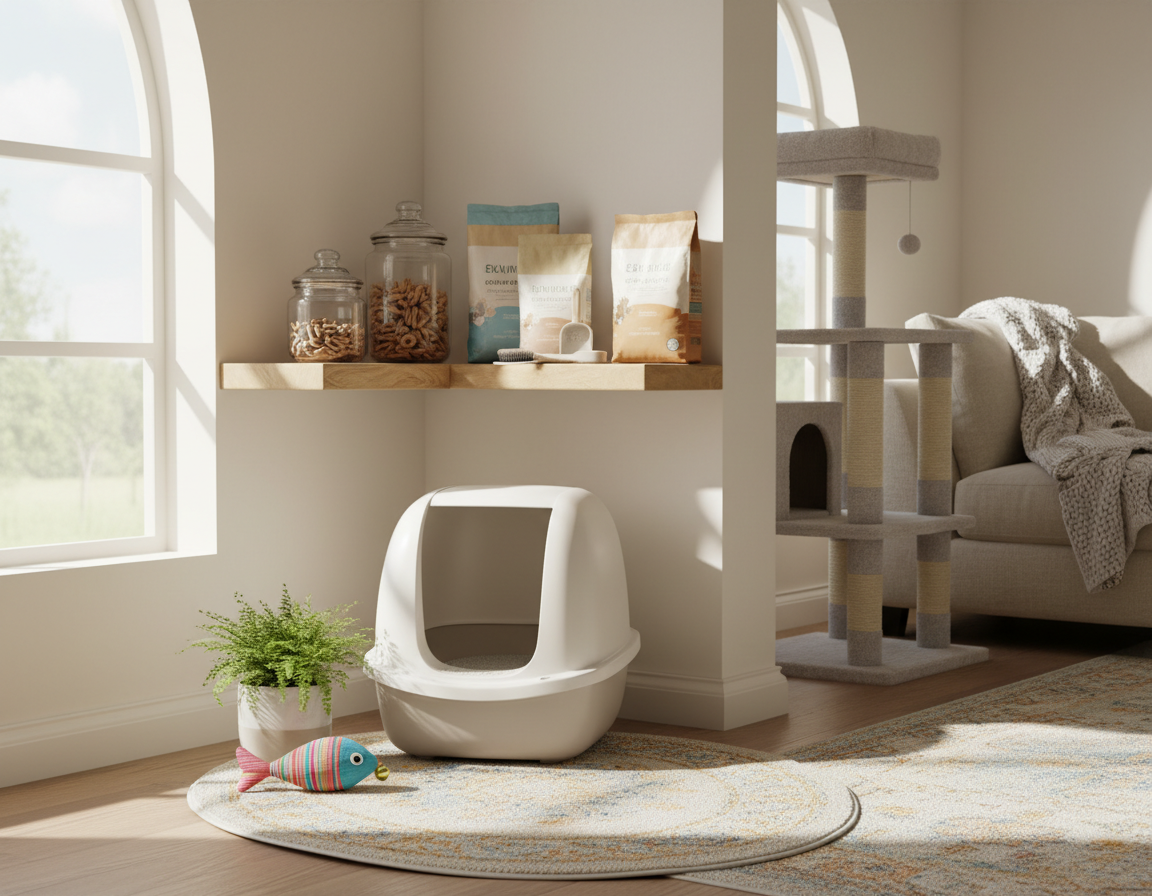 optymalne miejsce na kuwetę dla kota