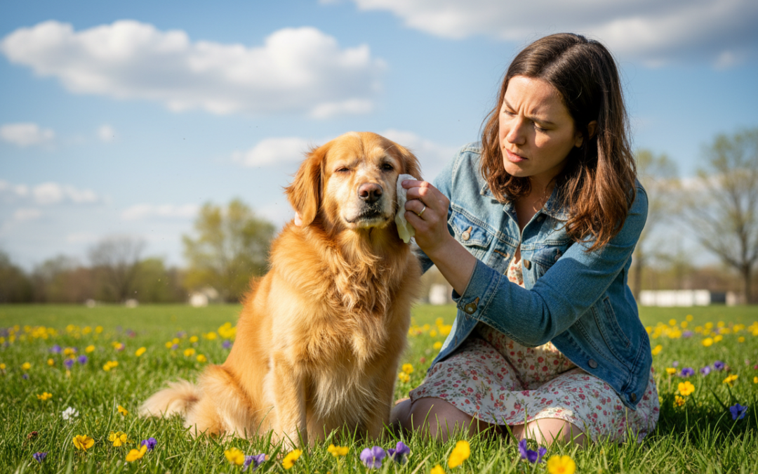 Alergia na pyłki u psów – częsty problem wiosną