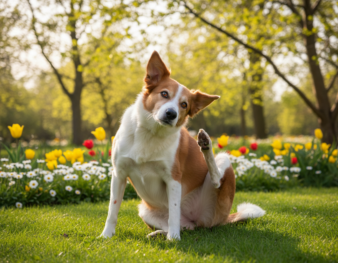 pies-wiosna-alergia pies wiosna alergia