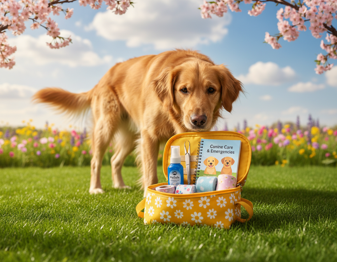 pies-wiosna-apteczka-pierwszej-pomocy pies wiosna apteczka pierwszej pomocy