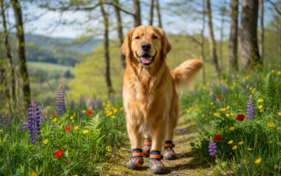 Buty trekkingowe dla psa wiosną – potrzebne czy zbędne?