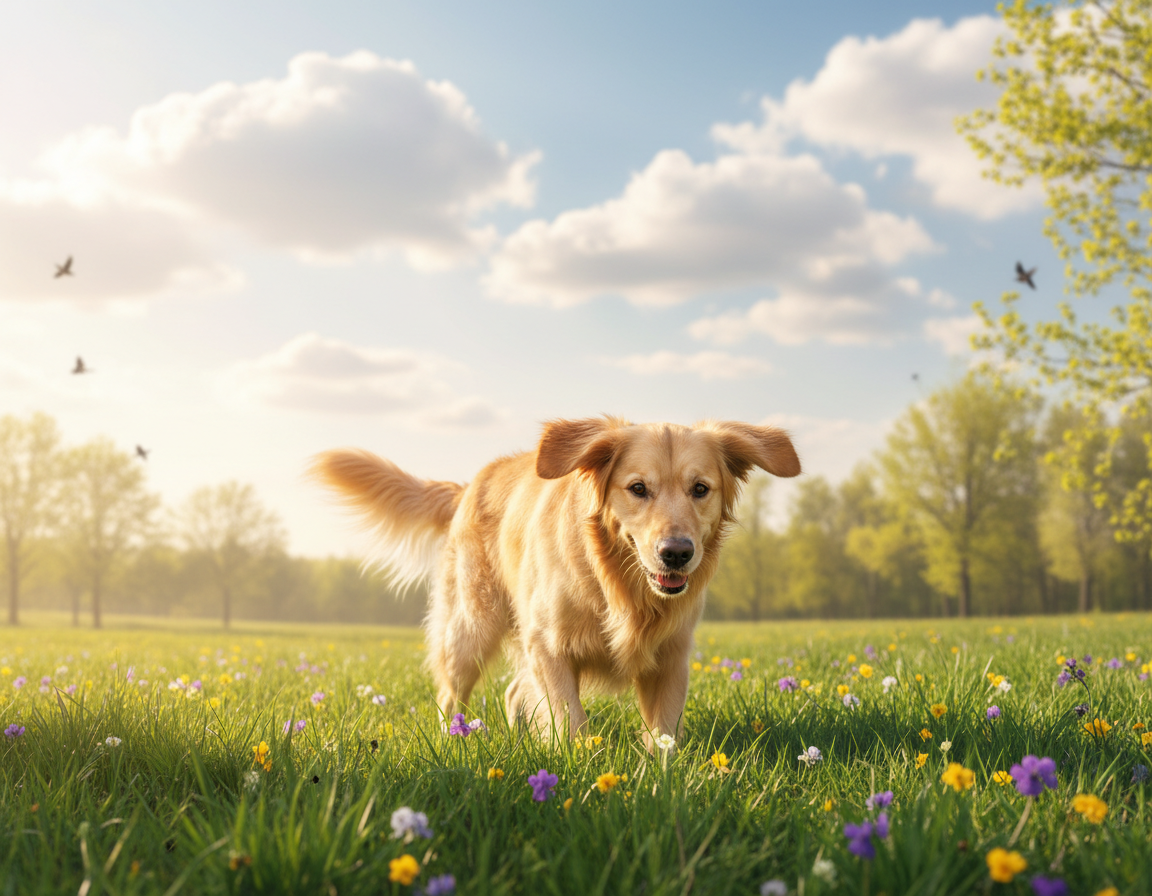 pies wiosna ochrona przed kleszczami