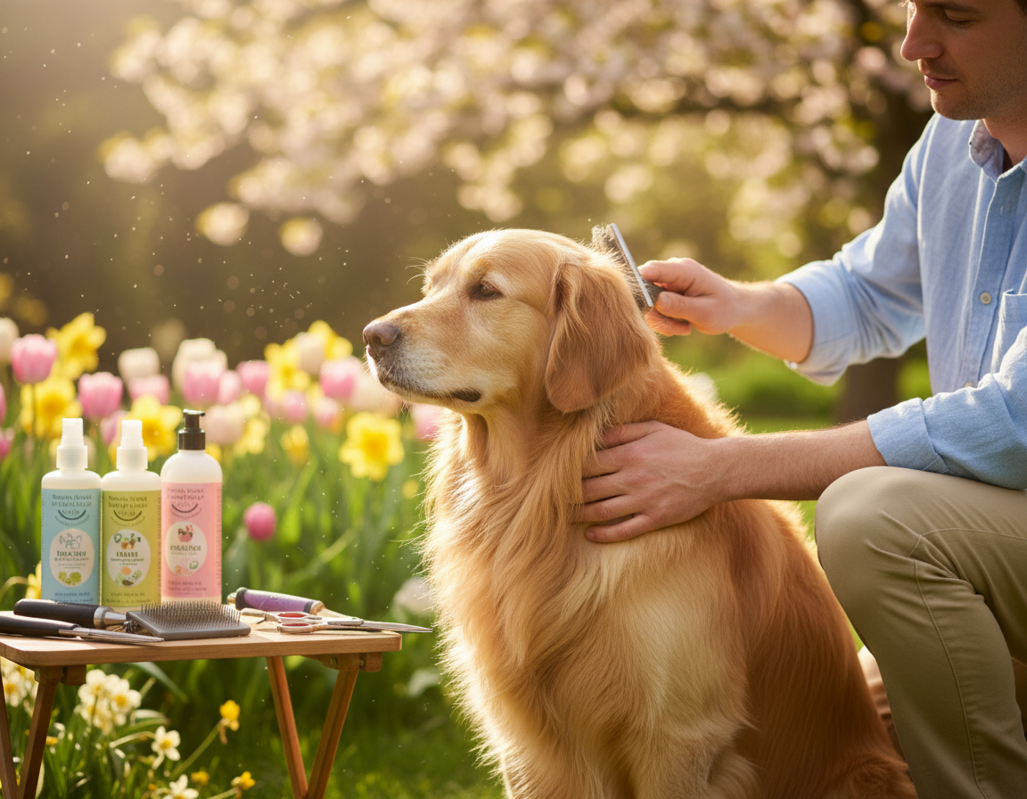 pies wiosna odżywka do sierści