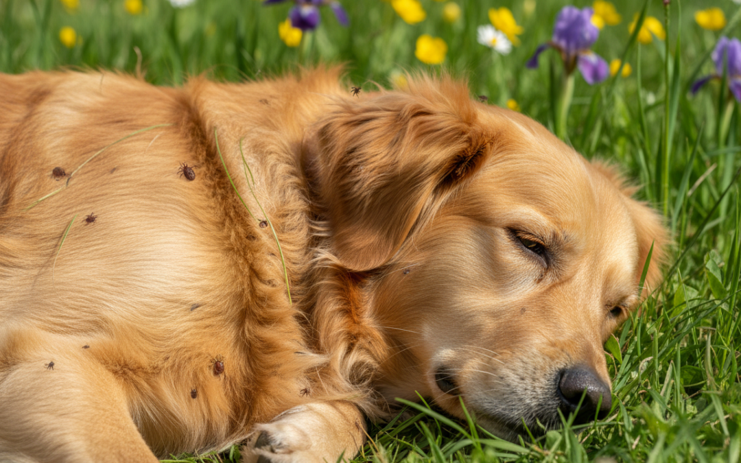 Wiosenne pasożyty u psów – nie tylko kleszcze!