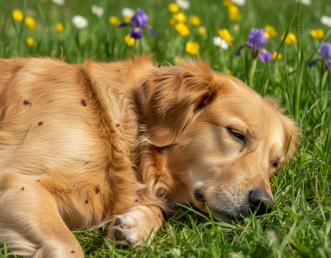 pies wiosna pasożyty