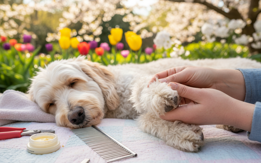 Pielęgnacja łap wiosną – co może je łatwo uszkodzić?