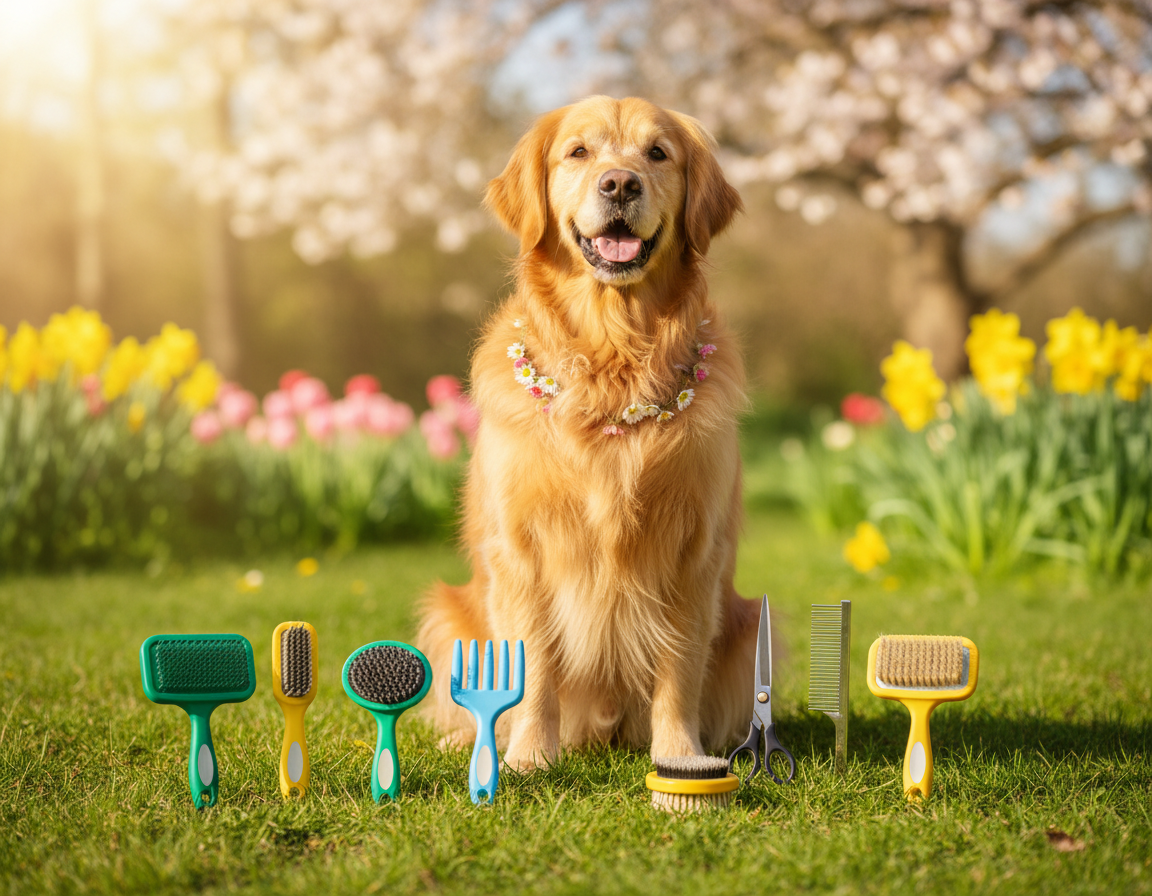 pies-wiosna-pielegnacja-siersci pies wiosna pielęgnacja sierści
