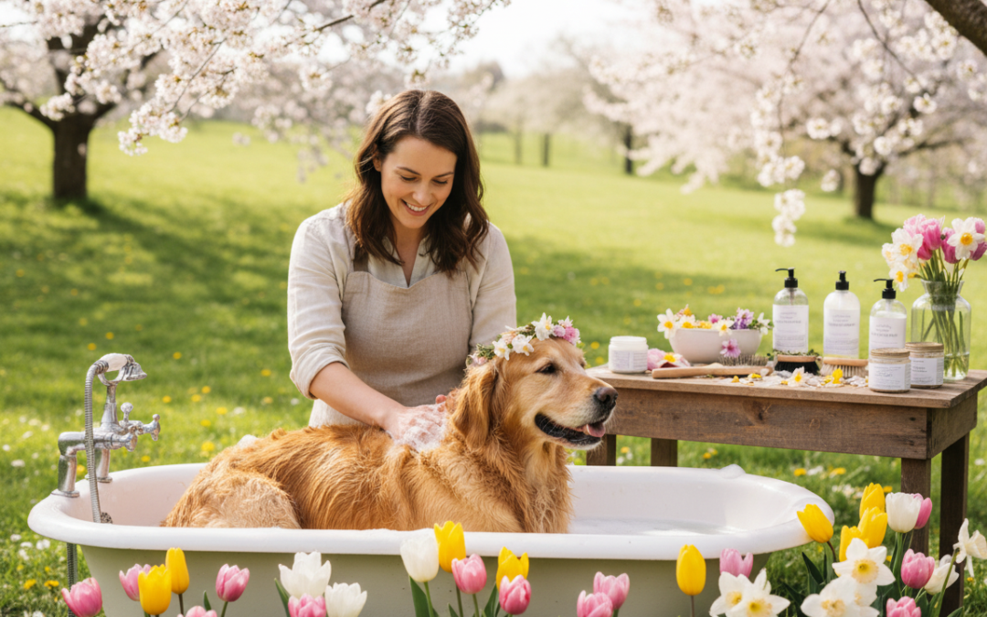 Wiosenna pielęgnacja skóry psa – nawilżanie i szampony