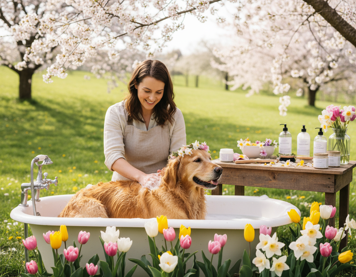 pies wiosna pielęgnacja skóry