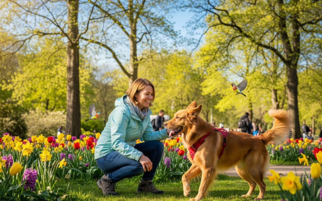 Pierwszy wiosenny spacer – jak ponownie przyzwyczaić psa?