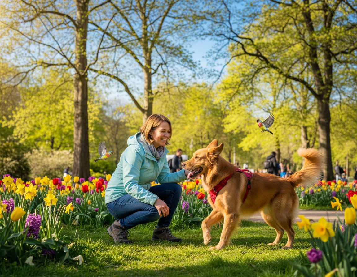 pies-wiosna-pierwszy-spacer pies wiosna pierwszy spacer