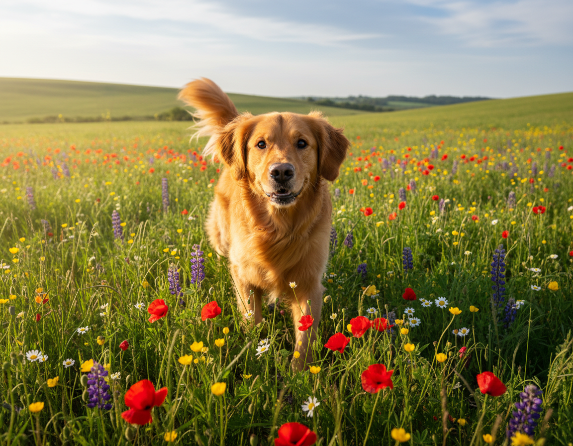 pies wiosna przebudzenie instynktów