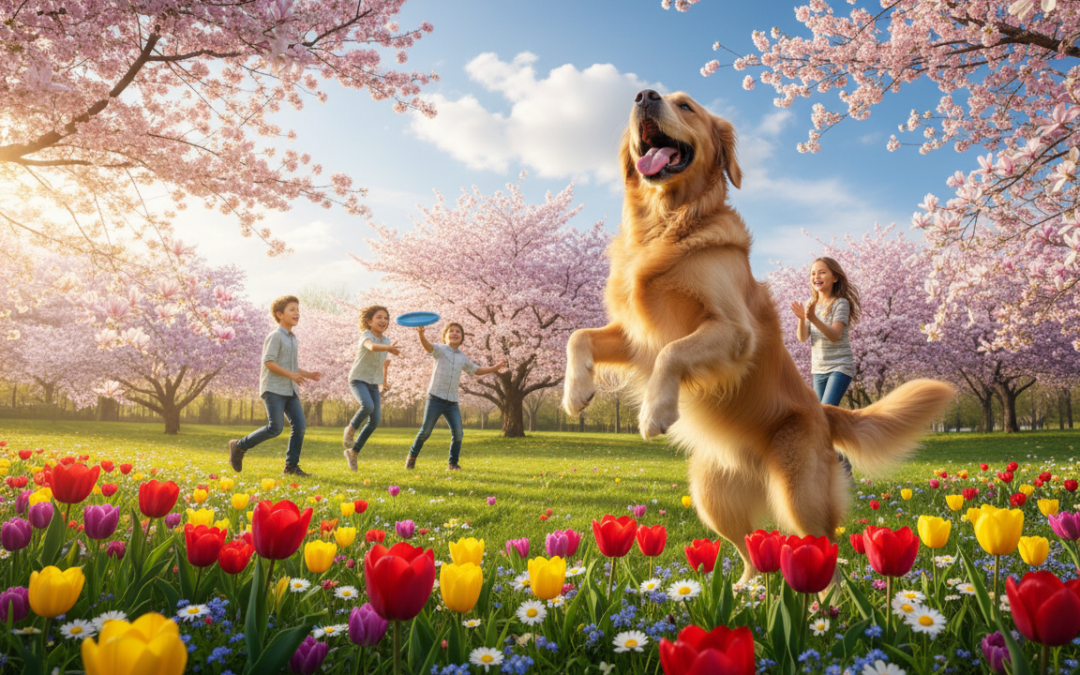 Dlaczego pies wiosną więcej szczeka?