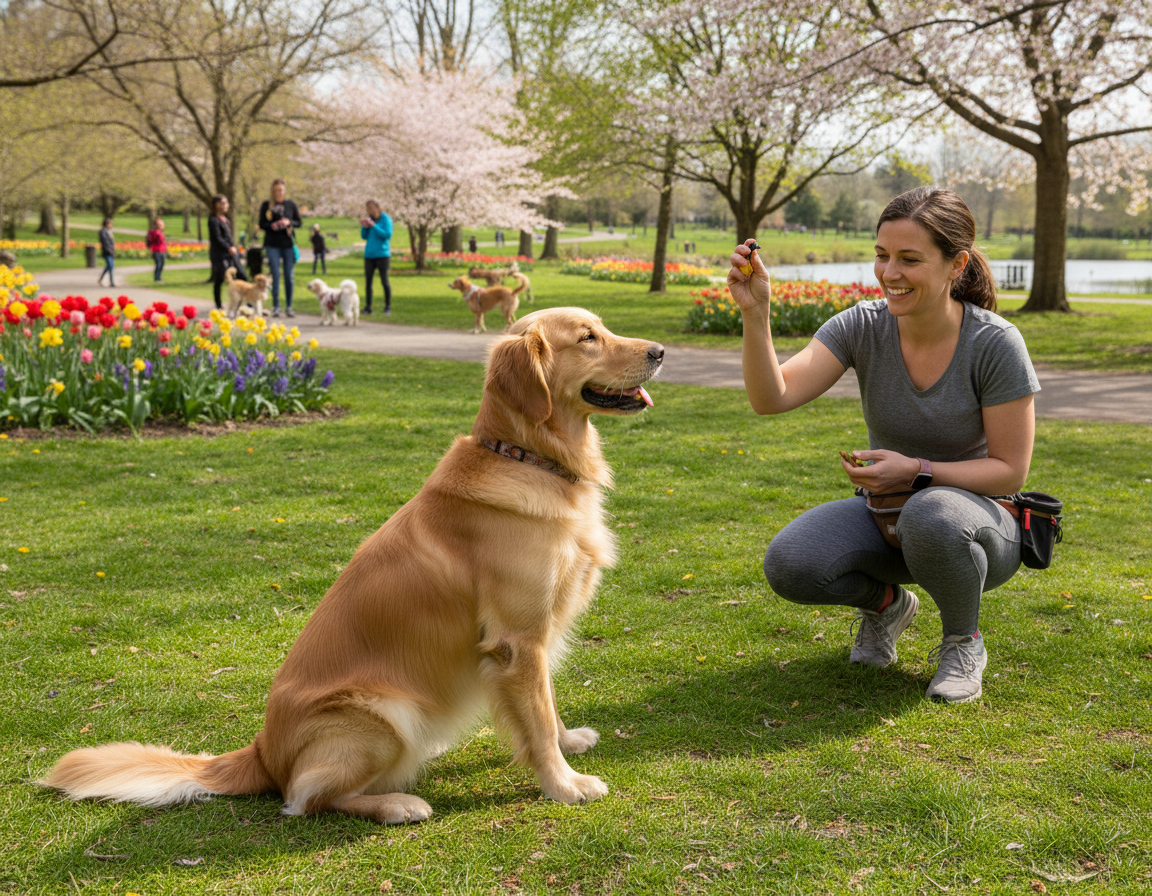 pies wiosna sezon treningowy
