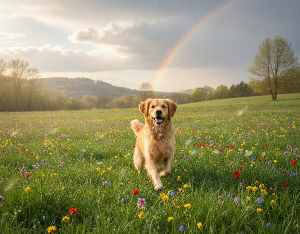 pies wiosna wpływ pogody