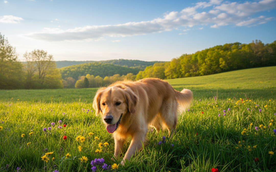 Wpływ wiosennych zmian światła na psa