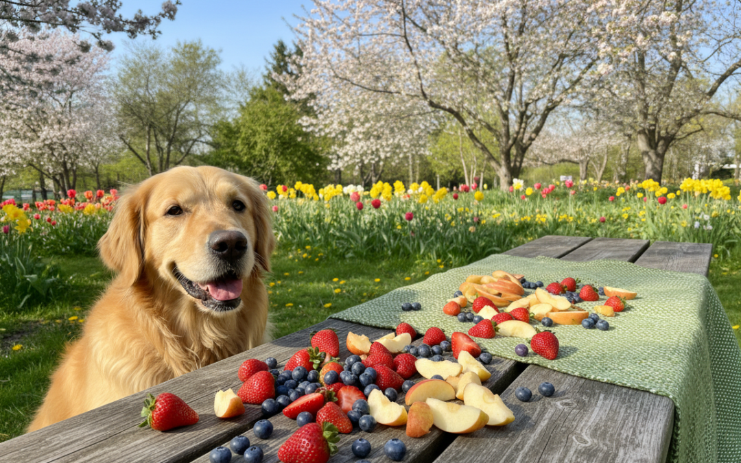 Wiosenne owoce i warzywa dla psa – co można podawać?