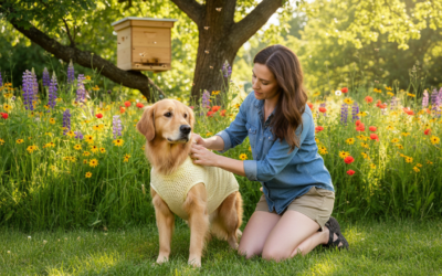 Psy i pszczoły – jak chronić przed użądleniem?