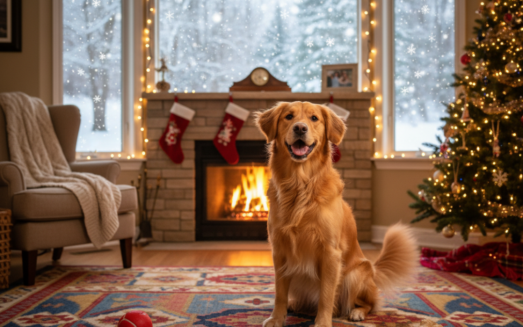 Dlaczego pies zimą staje się nadpobudliwy w domu?
