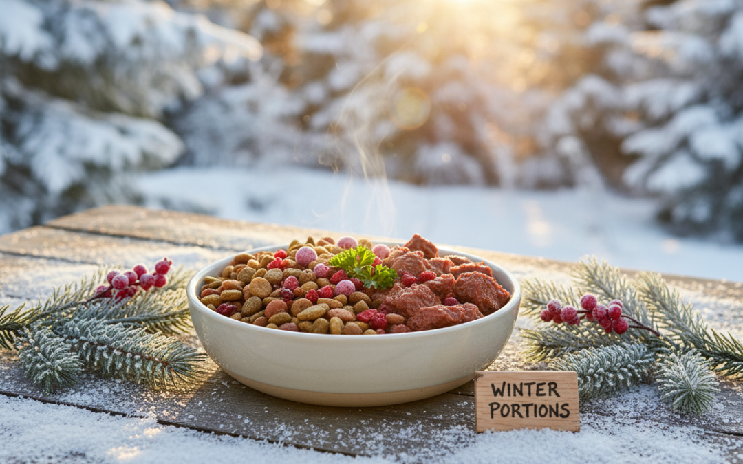 Kiedy i jak zmodyfikować porcję karmy dla psa zimą?