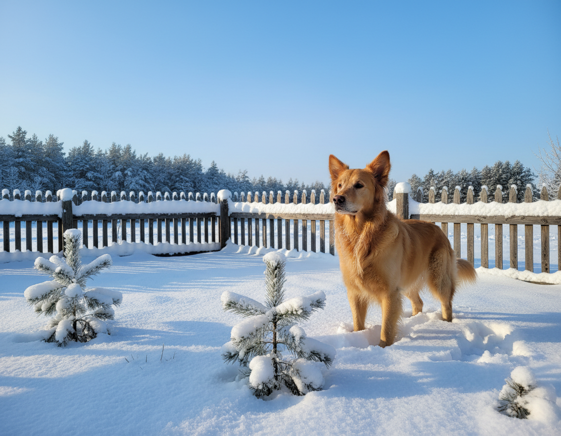 pies-zima-nadzor-przy-trzymaniu-na-zewnatrz pies zima nadzór przy trzymaniu na zewnątrz