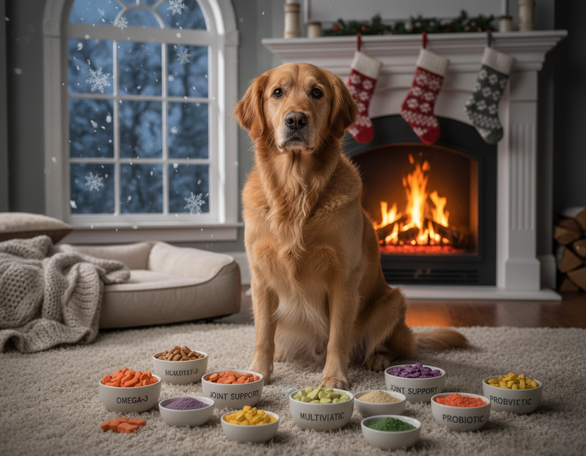 pies zima objawy niedoboru witamin