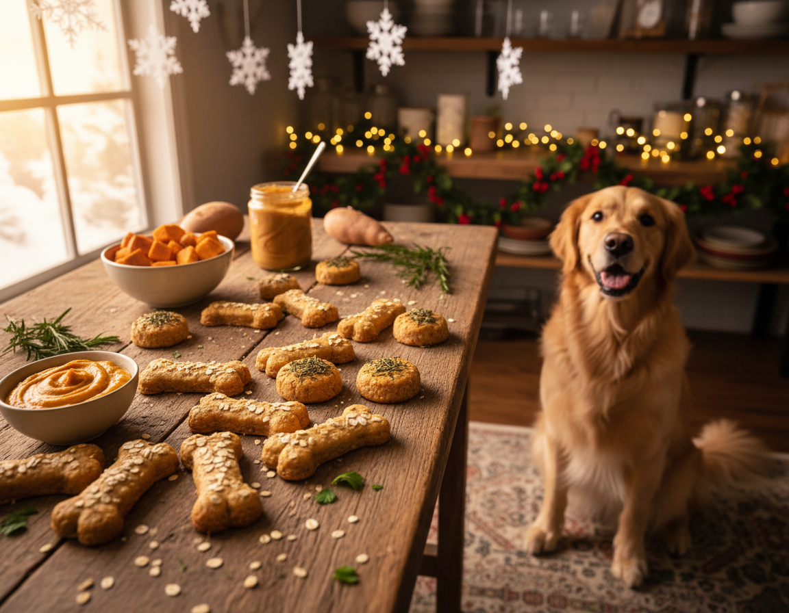 pies zima przygotowanie rozgrzewających przysmaków
