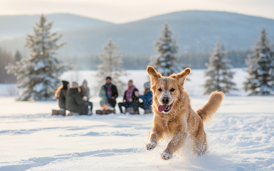 Ruch pomaga zwalczyć zimowy stres u psów