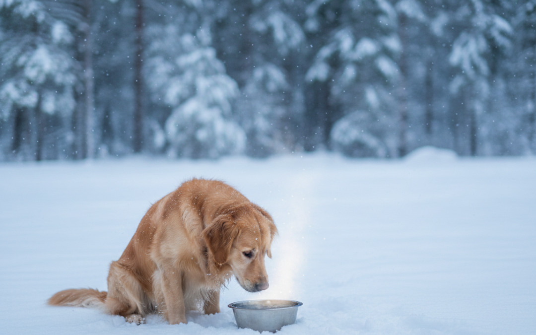 Dlaczego odpowiednia temperatura wody do picia jest zimą ważna dla psa?