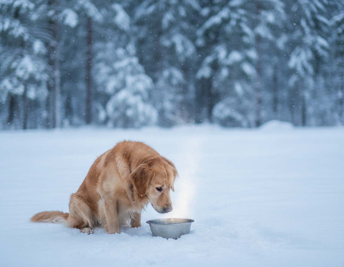 pies-zima-temperatura-wody-do-picia pies zima temperatura wody do picia