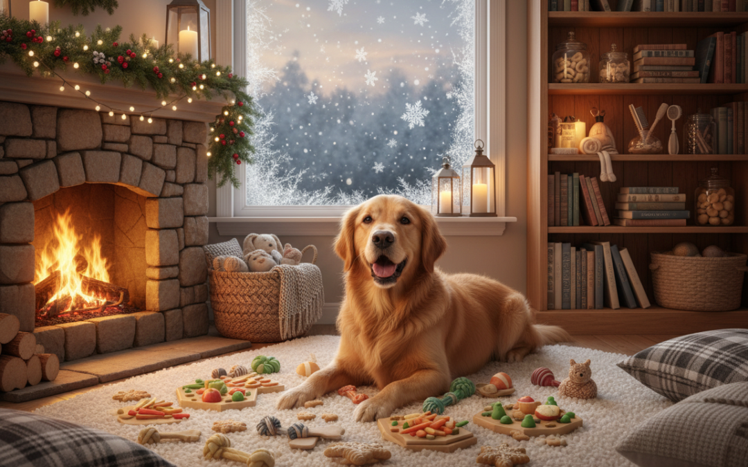 Zapobieganie otyłości u psów domowych zimą