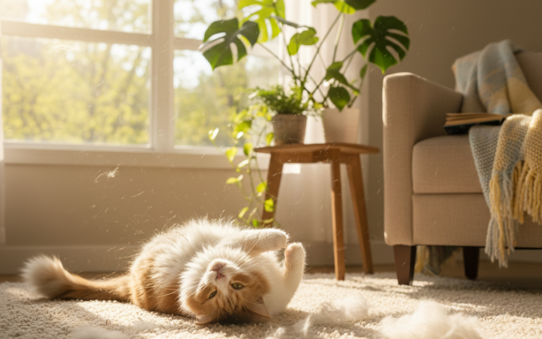 Sezonowe linienie kota – Wszystko, co musisz o tym wiedzieć!