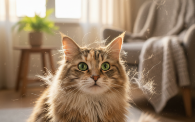 Blog o kotach 16 Sezonowe wypadanie sierści u kota – Wszystko, co musisz o tym wiedzieć!