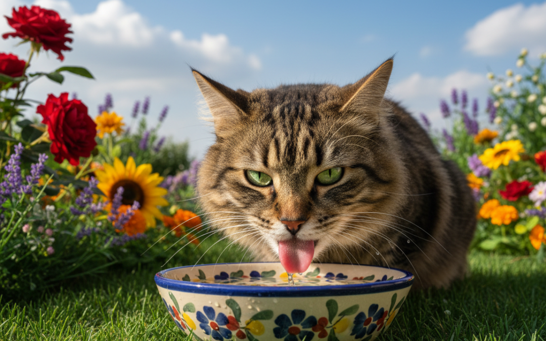 Spożycie wody przez kota latem – Wszystko, co musisz o tym wiedzieć!
