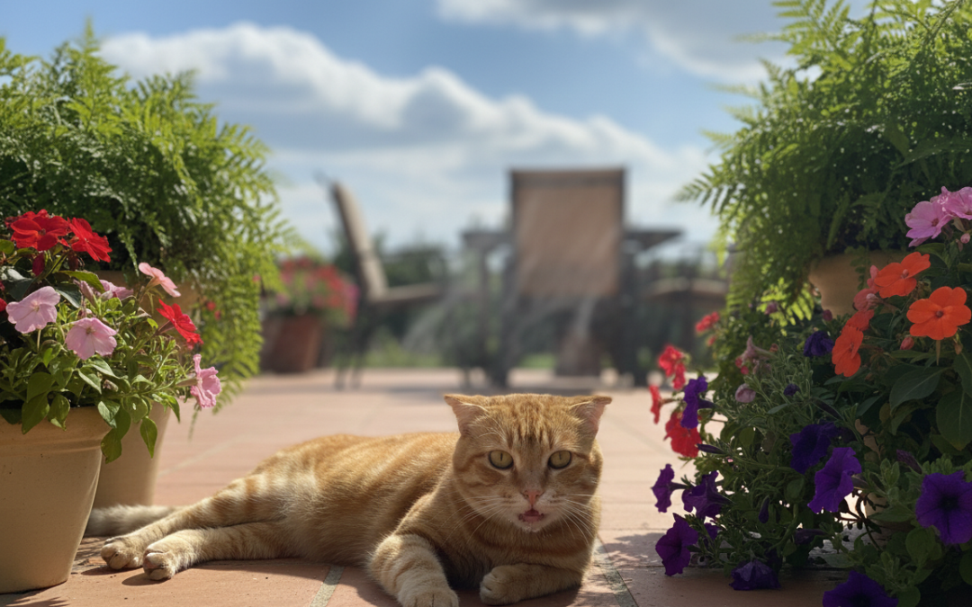 Udar cieplny u kota latem – Wszystko, co musisz o tym wiedzieć!