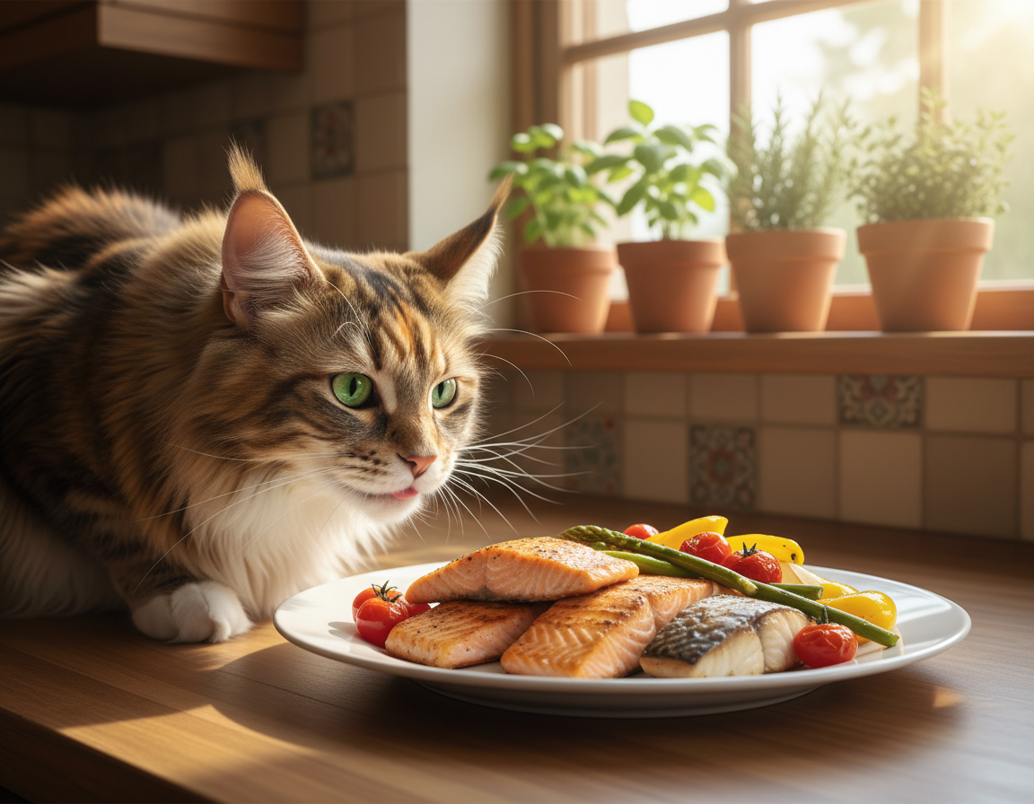 zalety diety rybnej u kota