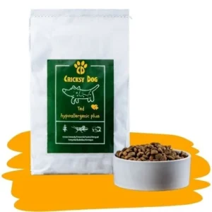 Ted Hipoalergiczna Plus sucha karma dla psów na bazie białka owadziego z mango i spiruliną (formuła premium bez glutenu pszenicznego i mięsa z kurczaka) – „dla najwrażliwszych psów” [3 kg]