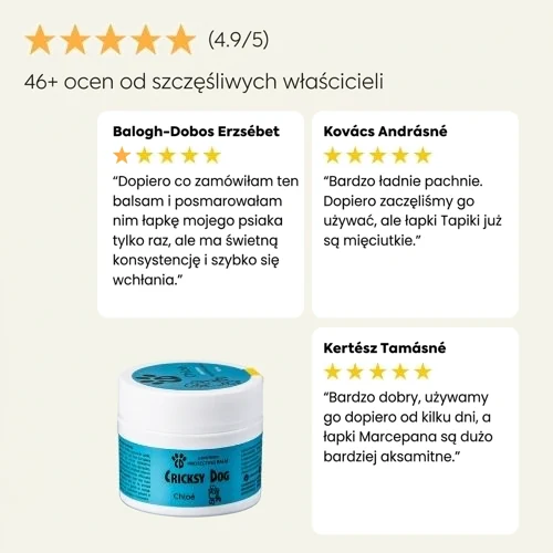 Balsam ochronny do łap i nosa Chloé: bezzapachowy - 50 ml 5 Balsam ochronny do łap i nosa Chloé: bezzapachowy - 50 ml - obrazek 5
