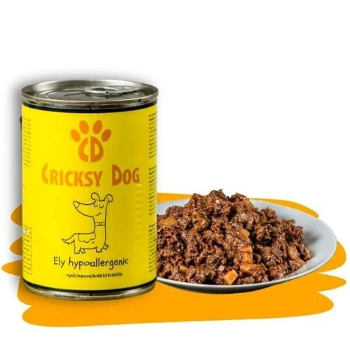 Hipoalergiczna mokra karma dla psów Ely z królikiem – 410 g 1 Hipoalergiczna mokra karma dla psów Ely z królikiem – 410 g