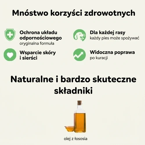 Olej z łososia Twinky tłoczony na zimno - 500 ml 2 Olej z łososia Twinky tłoczony na zimno - 500 ml - obrazek 2