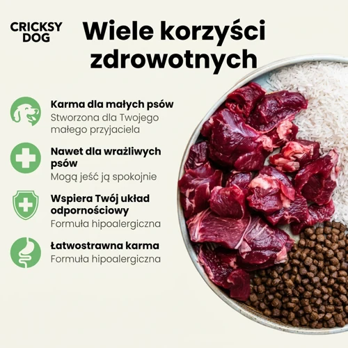 Hipoalergiczna sucha karma dla psów Juliet z wołowiną - „extra małe granulki” 3 Hipoalergiczna sucha karma dla psów Juliet z wołowiną - „extra małe granulki” - obrazek 3